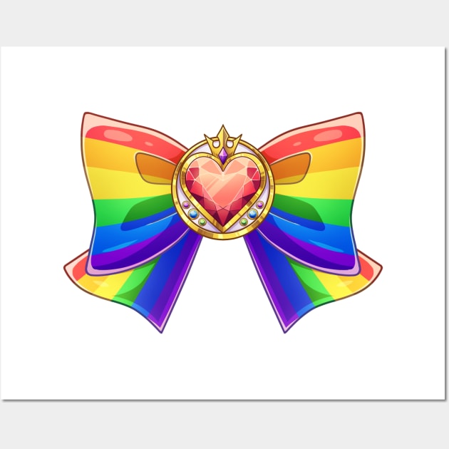 Gay Pride Power Wall Art by Padfootlet